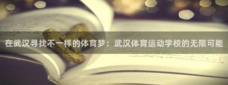 必发官网下载平台注册流程图：在武汉寻找不一样的体育梦