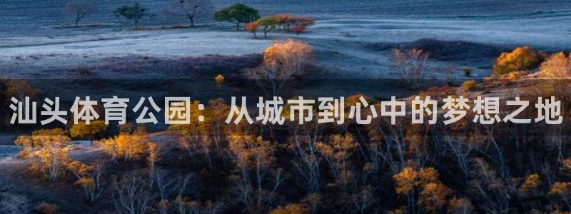 必发官方正版app神州：汕头体育公园：从城市到心中的